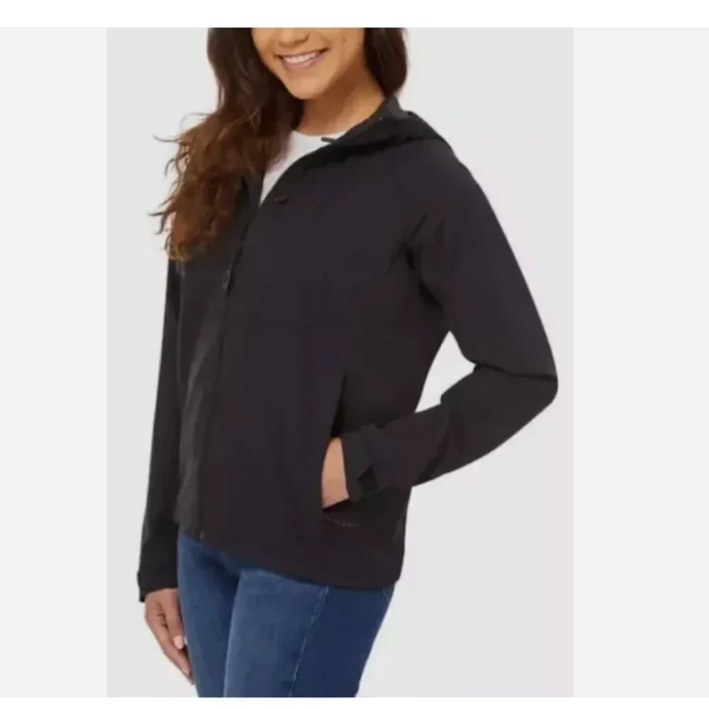 Kirkland Signature Women's Water Wind Resistant Hooded Jacket